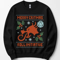 Merry Critmas Initiative Ugly Sweater Sweatshirt