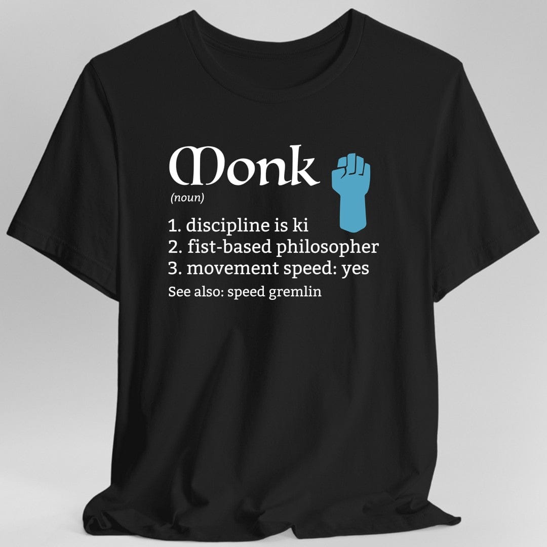 Monk Class Definition D&D T-Shirt