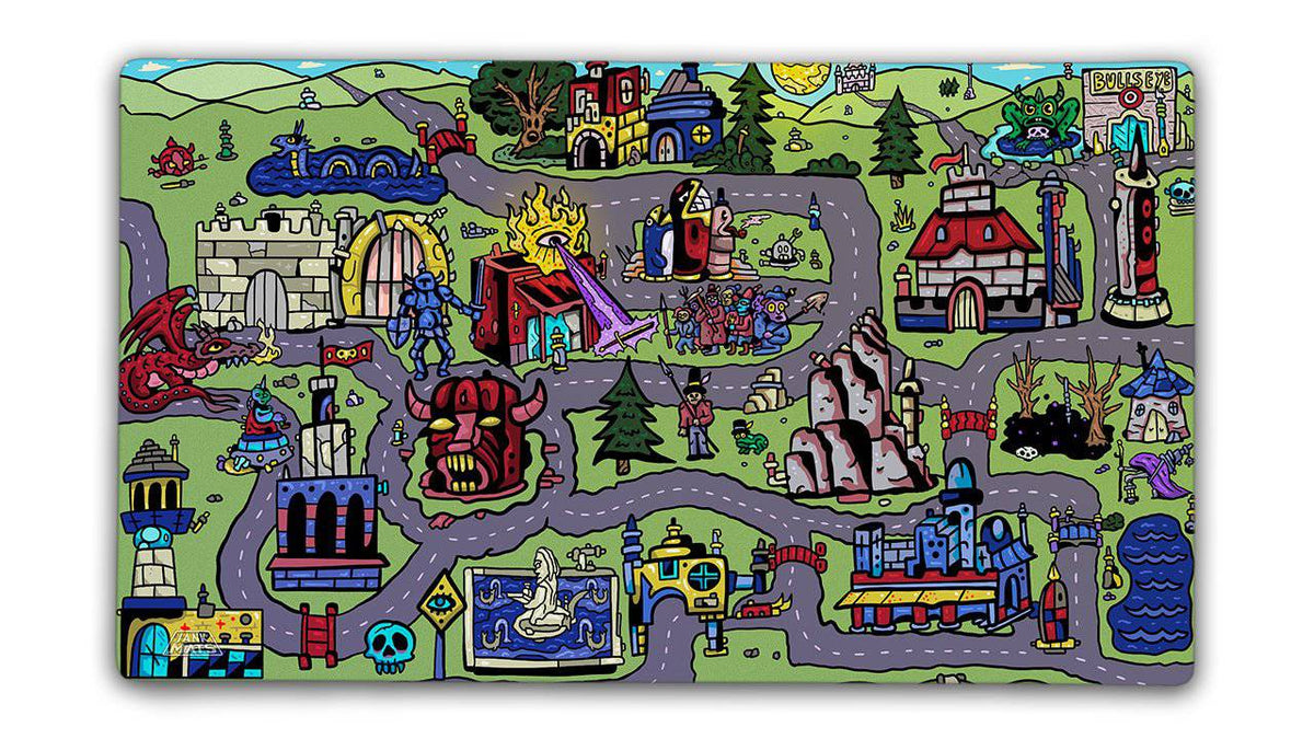 My Town Bundle Set | 4 Playmats and Commander Zone