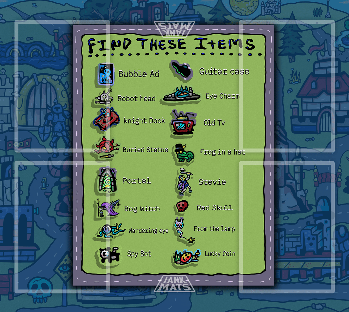 My Town Bundle Set | 4 Playmats and Commander Zone