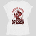 No Damsel In Distress Dragon Feminism Women's Shirt
