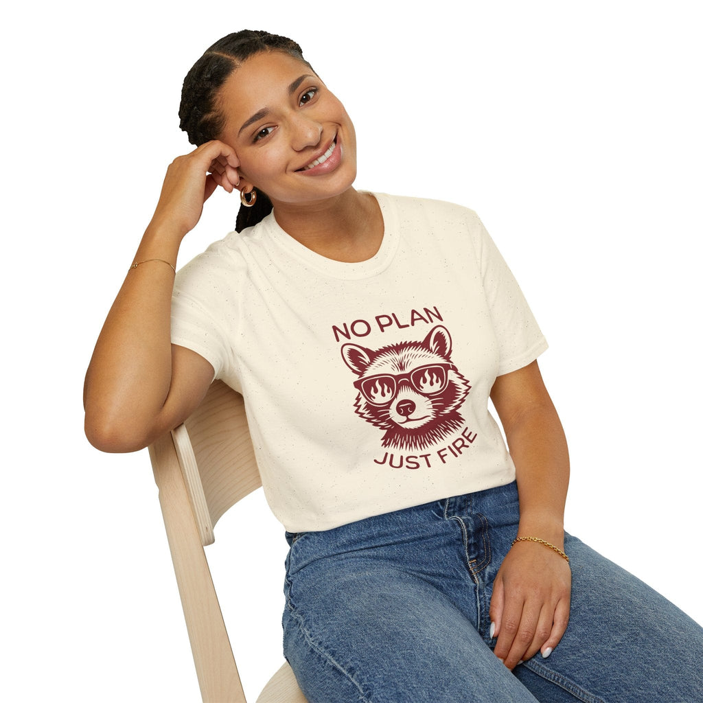 No Plan Just Fire D&D T-shirt