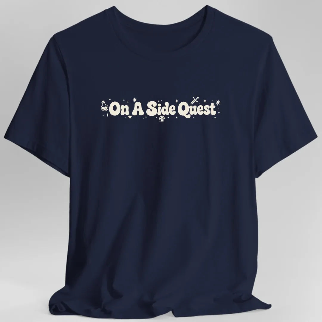 On A Side Quest Retro T-shirt