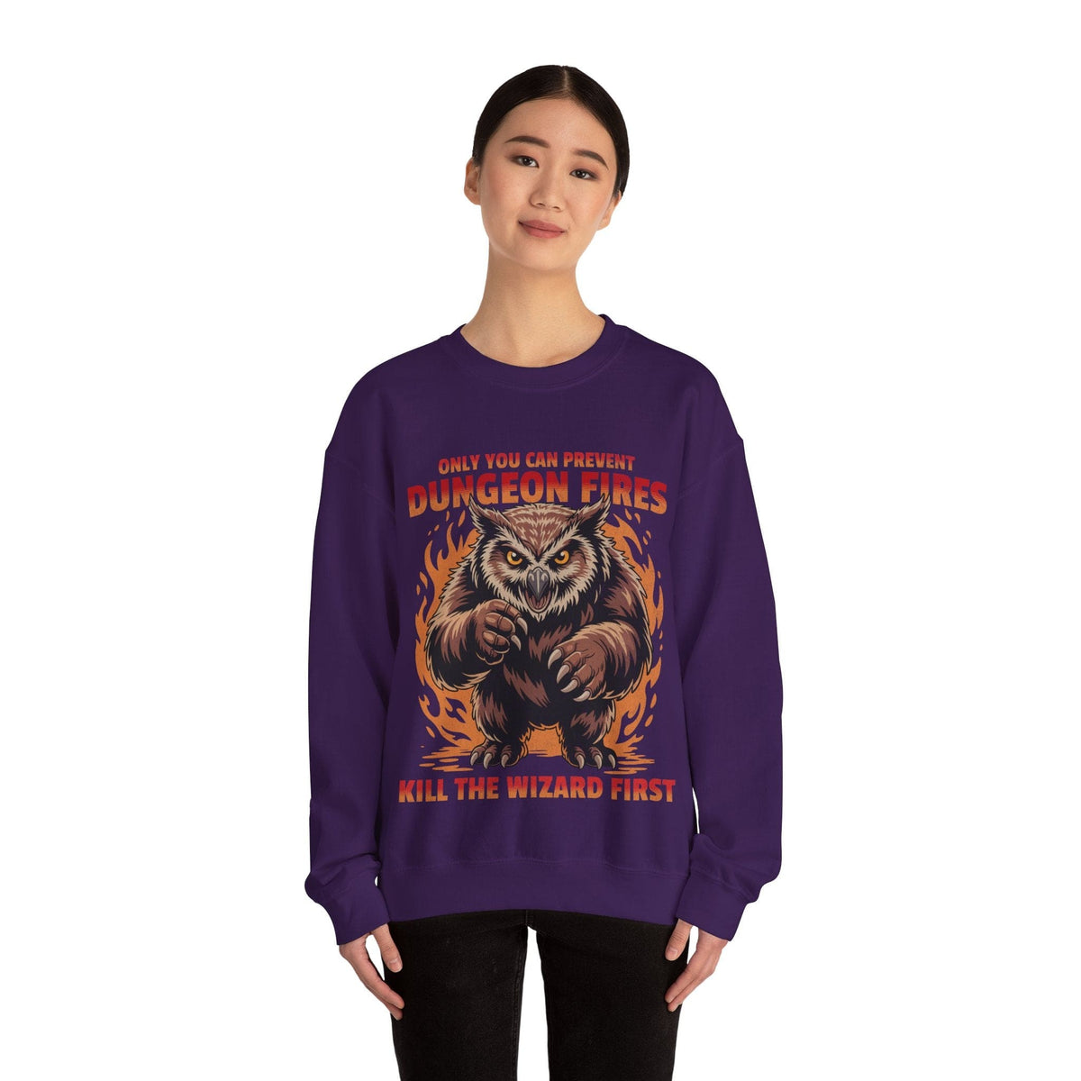 Only You Can Prevent Dungeon Fires Funny D&D Sweatshirt