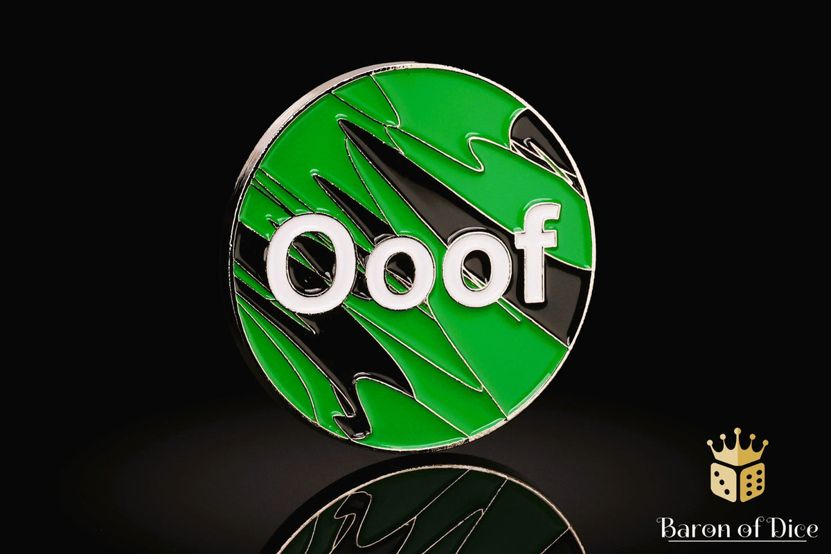 Ooof | Green | Wargaming & Datasheet Box | Baron's Coin™ Compatible