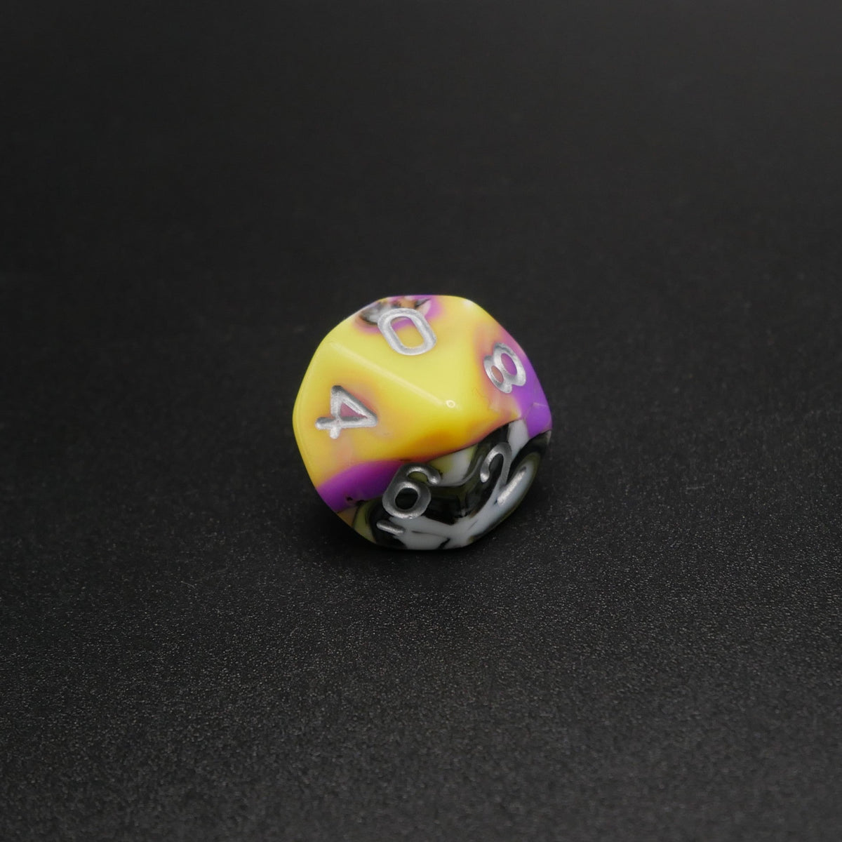 Panic Abstraction - 7 Piece DnD Dice Set | Acrylic RPG Gaming Dice