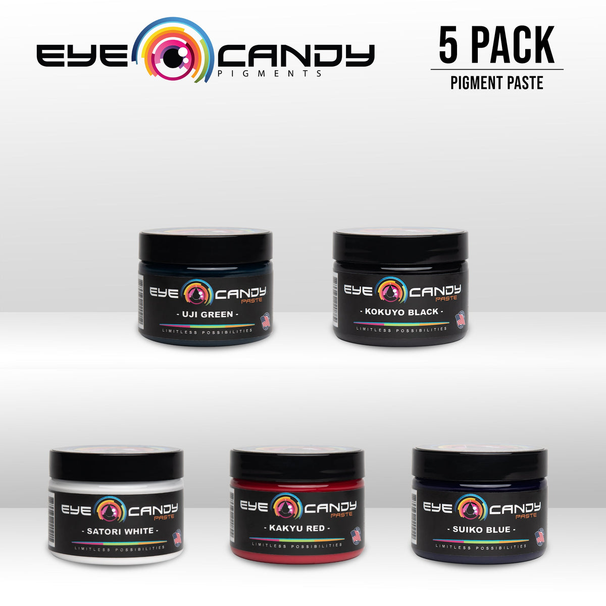5 Color Pigment Paste Sample Set