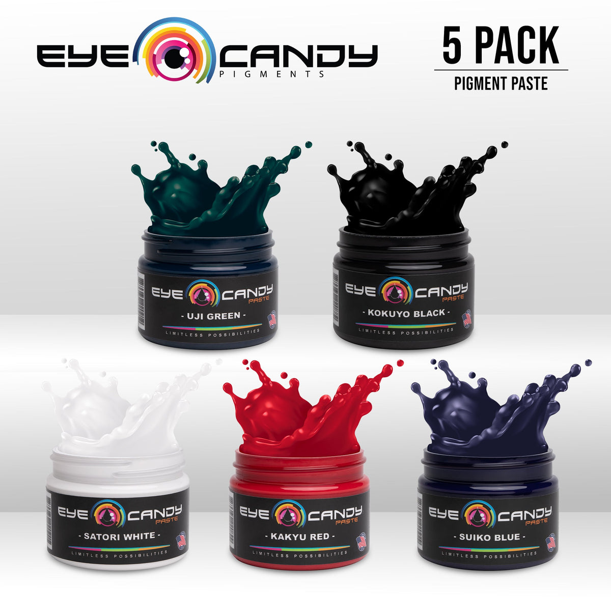5 Color Pigment Paste Sample Set