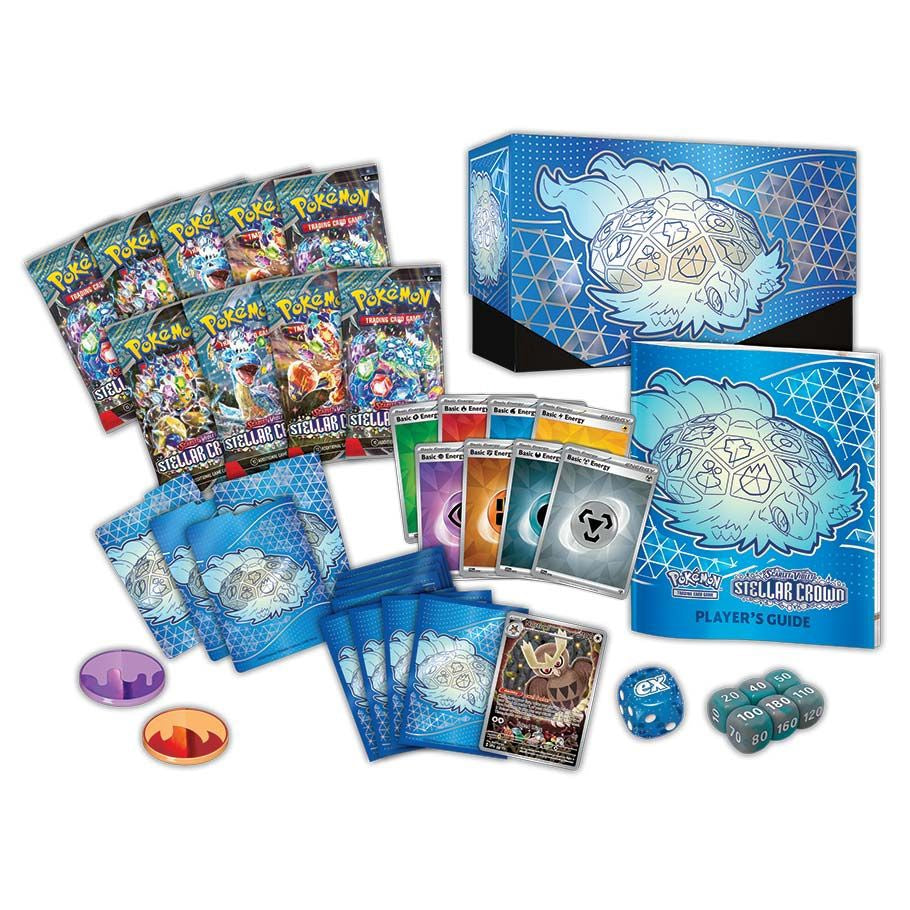 Pokemon Tcg Scarlet  Violet 7 Stellar Crown Elite Trainer Box