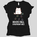 Rocks Fall Everybody Dies Kawaii Cat Women's T-shirt