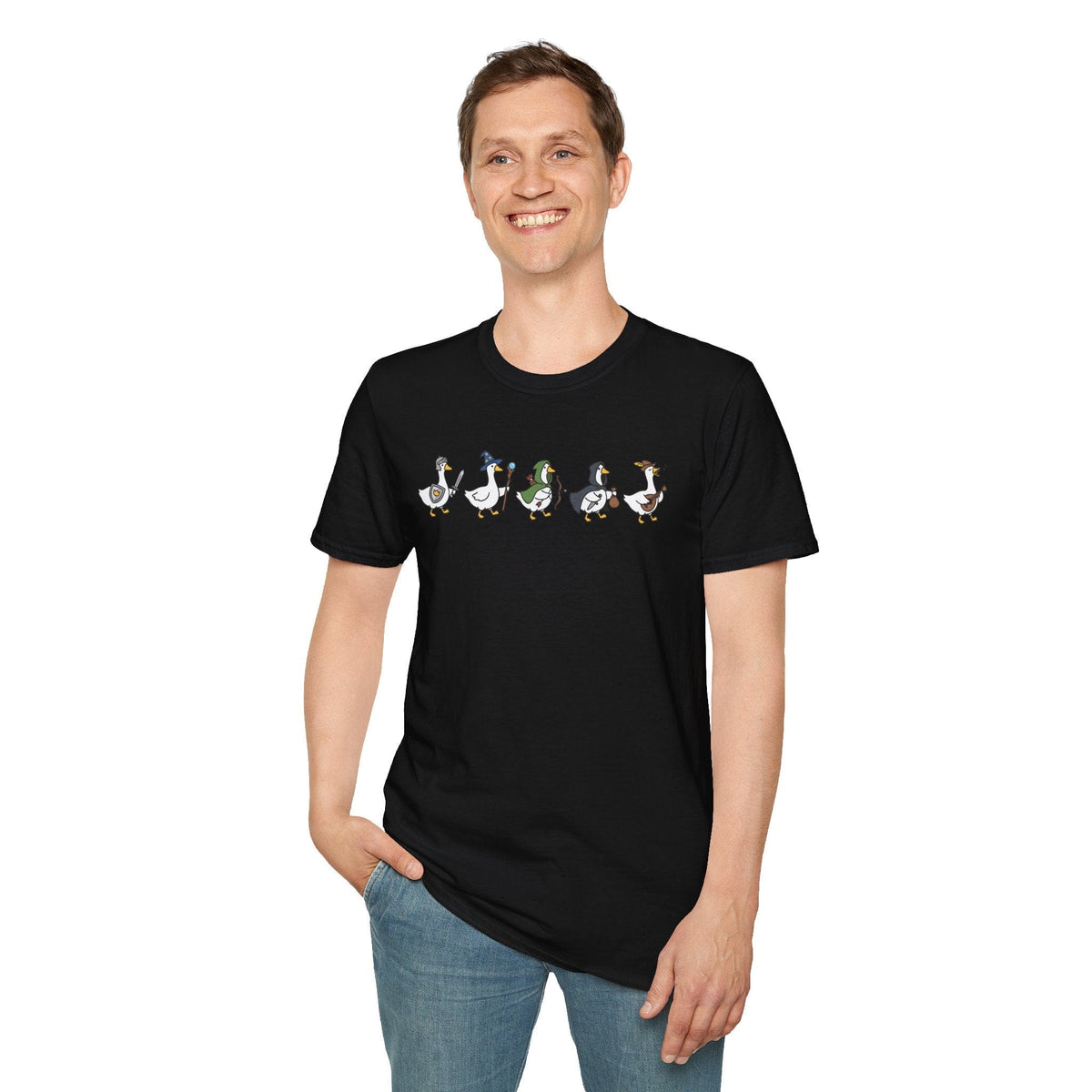 Silly Goose Adventurers Funny D&D T-Shirt