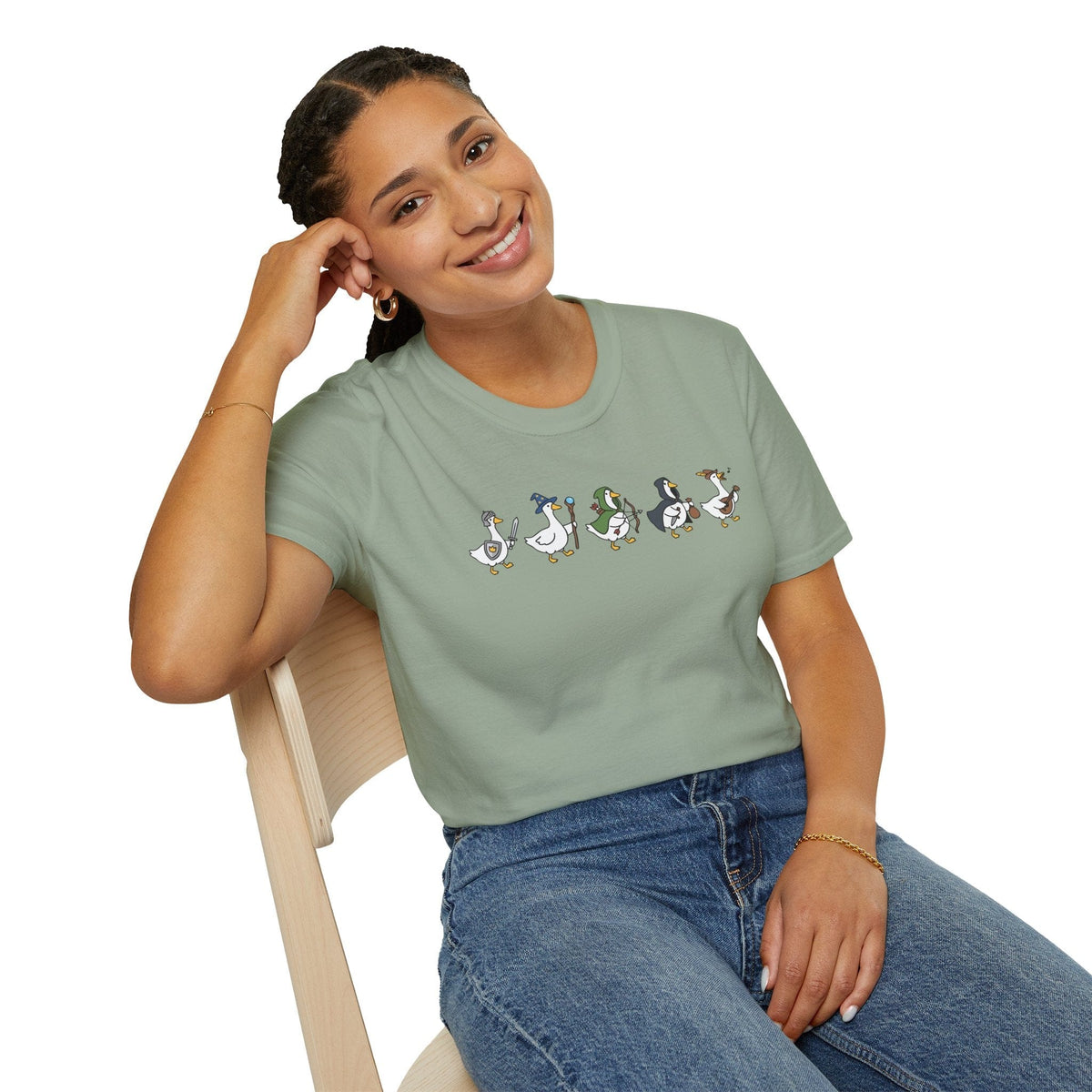 Silly Goose Adventurers Funny D&D T-Shirt