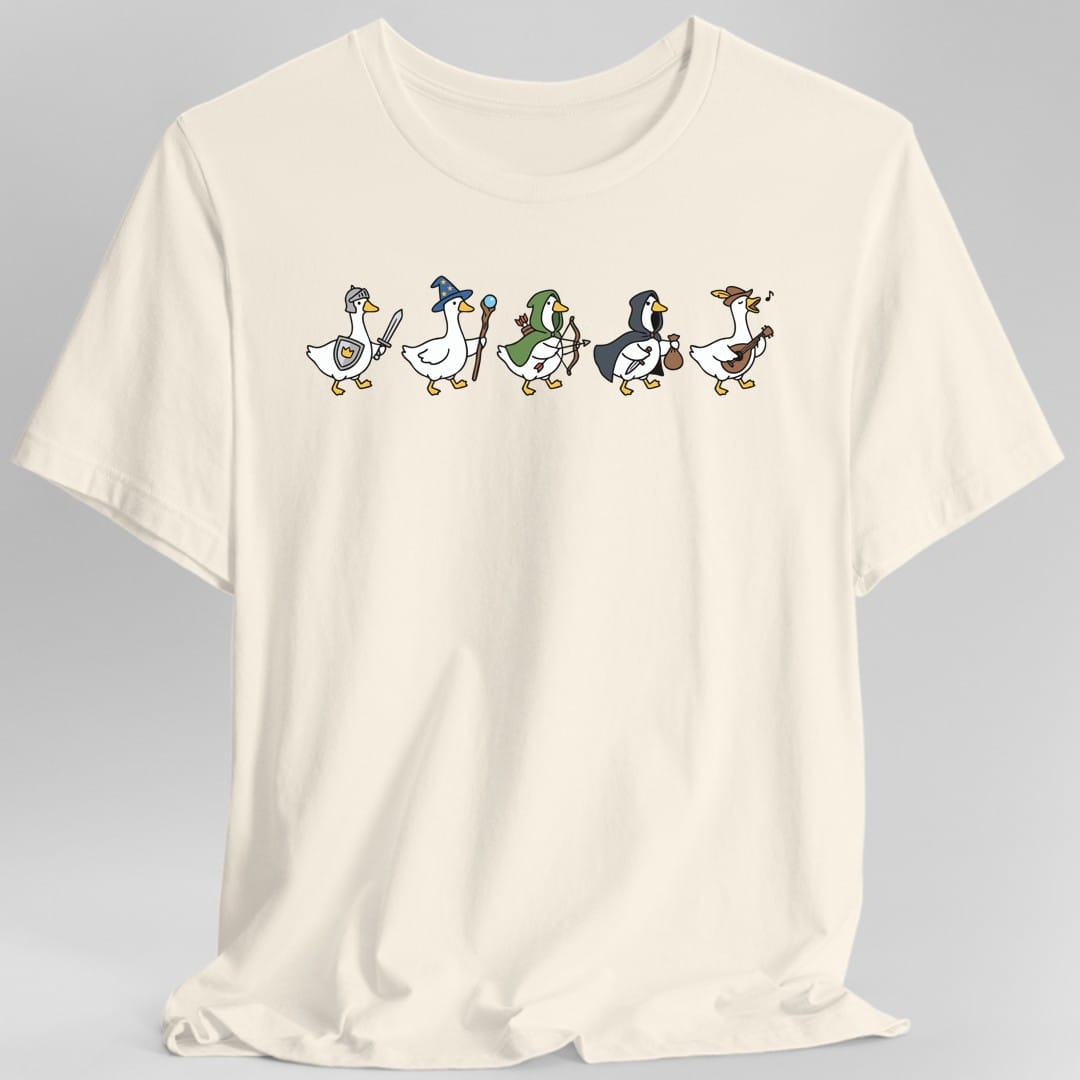 Silly Goose Adventurers Funny D&D T-Shirt