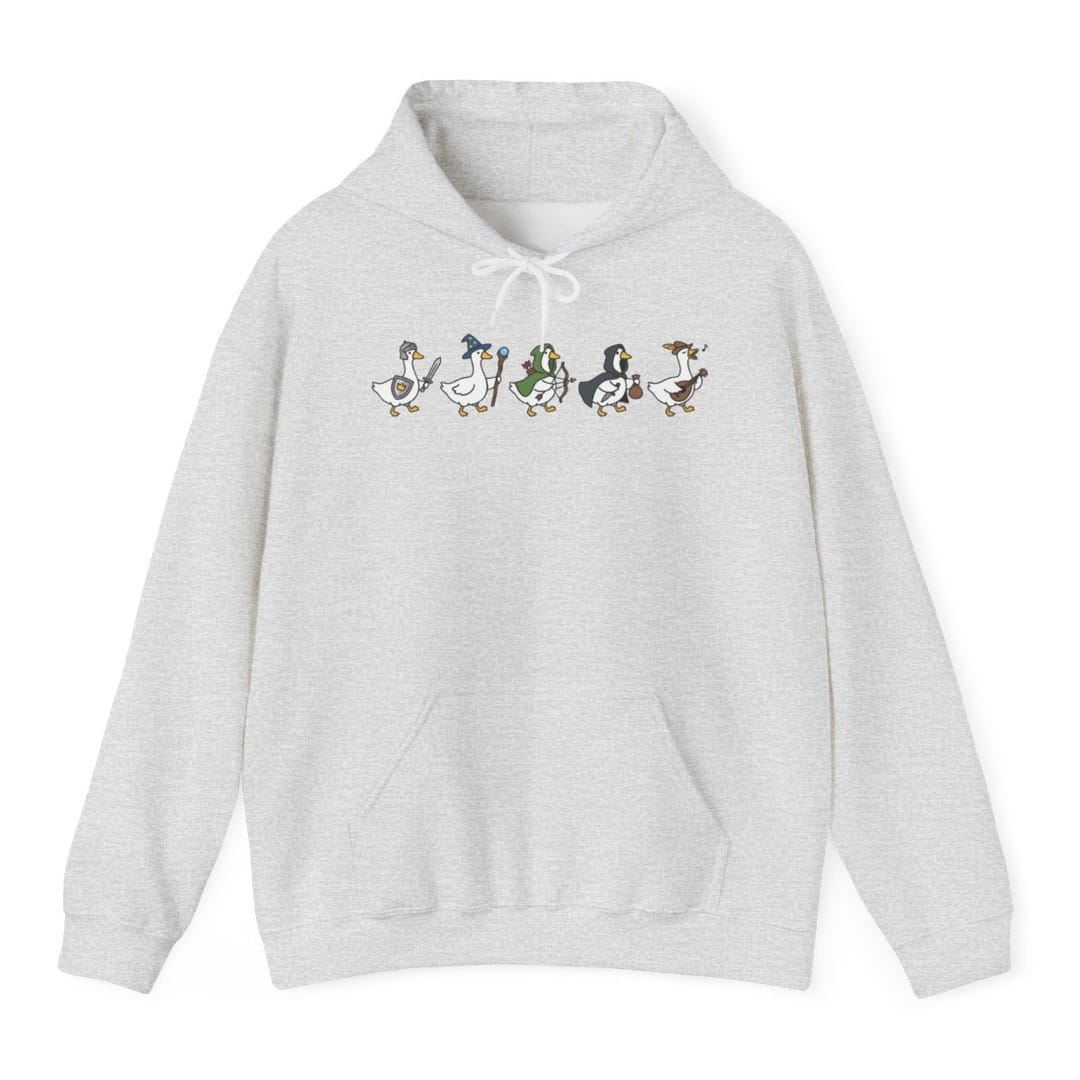 Silly Goose Adventurers Funny D&D Hoodie