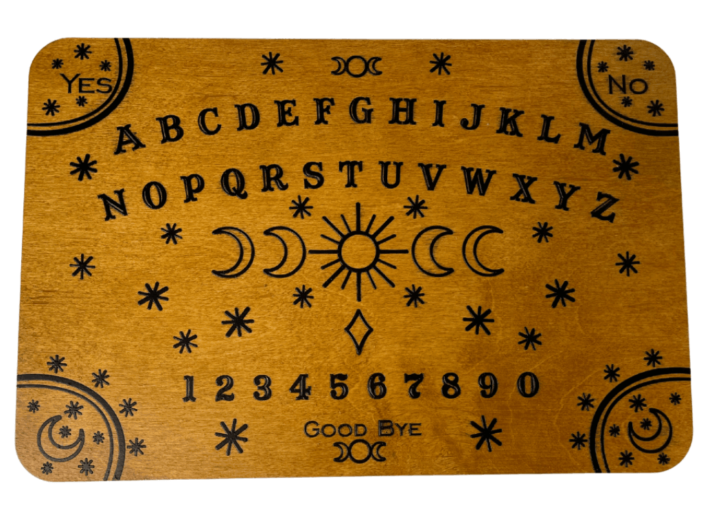 Small Solar Moon Spirit Board - Light Stain