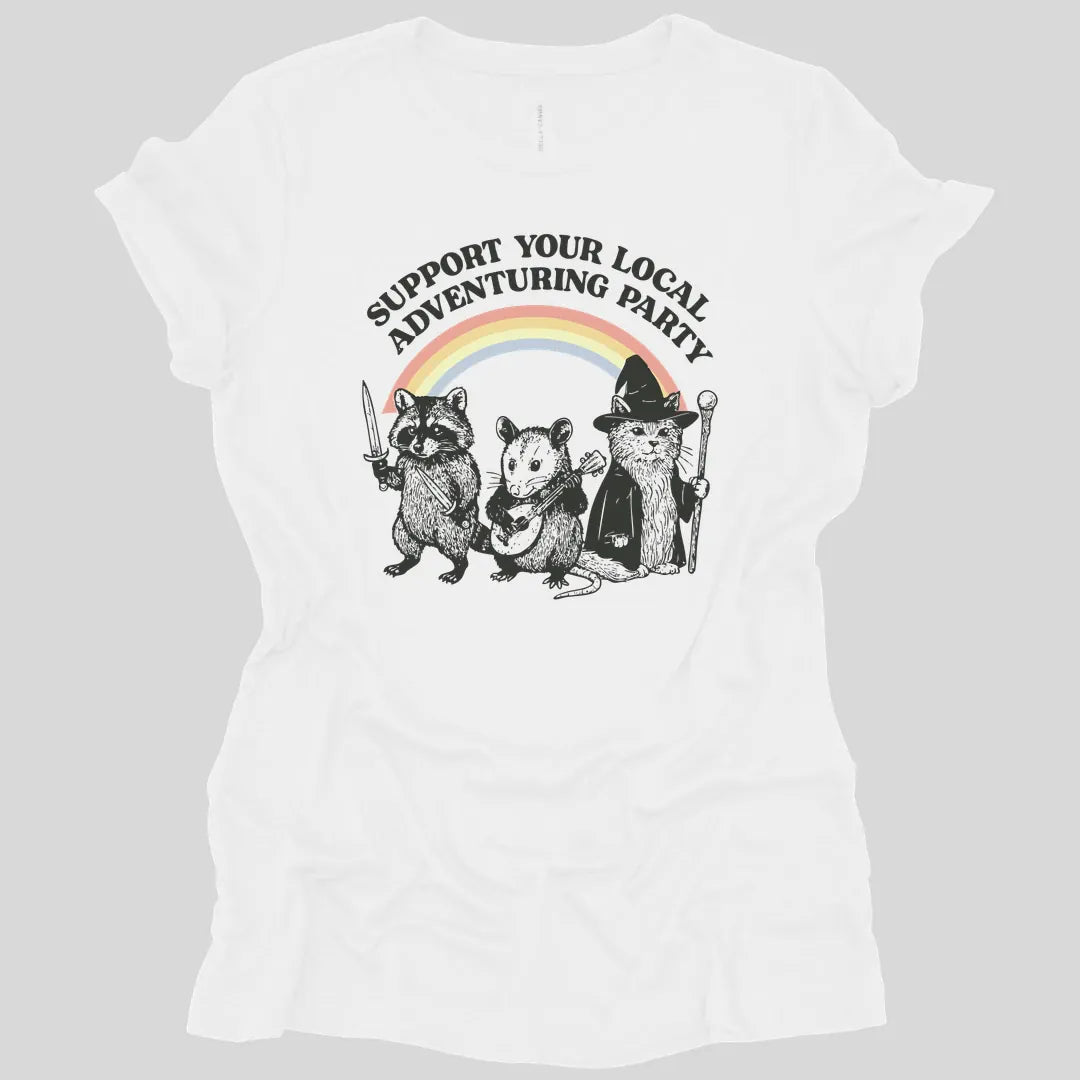 Support Your Local Adventuring Party Women's T-shirt