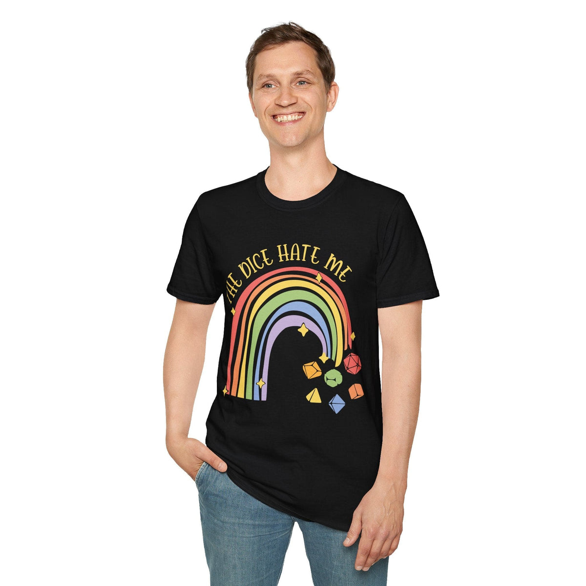 The Dice Hate Me Rainbow T-Shirt