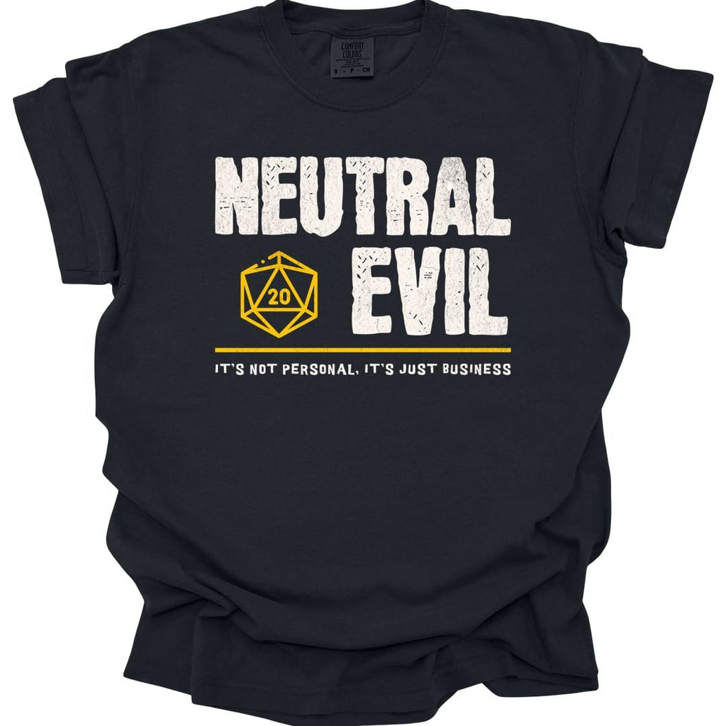 Neutral Evil Shirt - D&D Alignment T-shirt - Comfort Colors