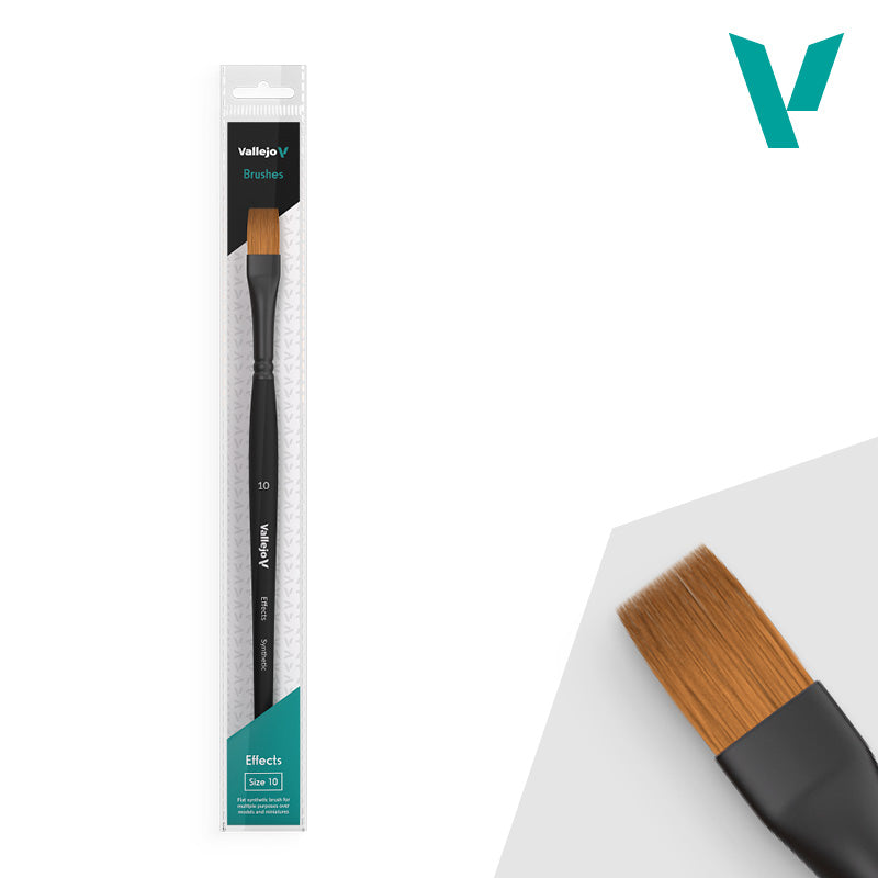Vallejo Hobby Brushes: Effects - Synthetic - Size 10