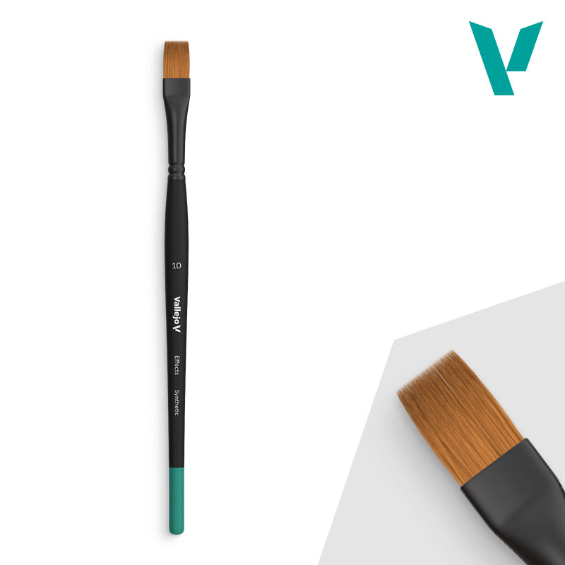 Vallejo Hobby Brushes: Effects - Synthetic - Size 10