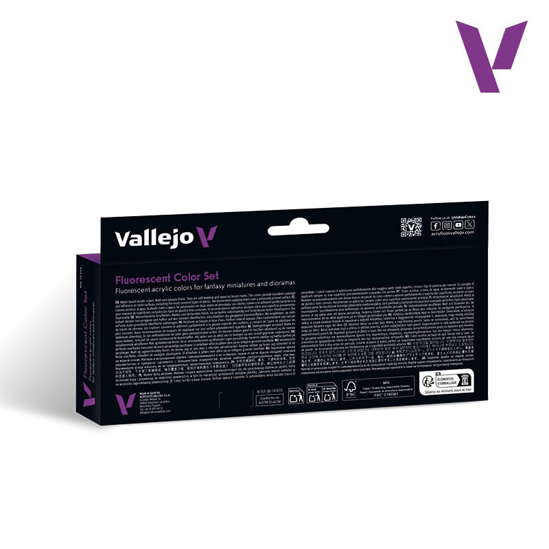 Vallejo Game Color: Fluorescent Color Set