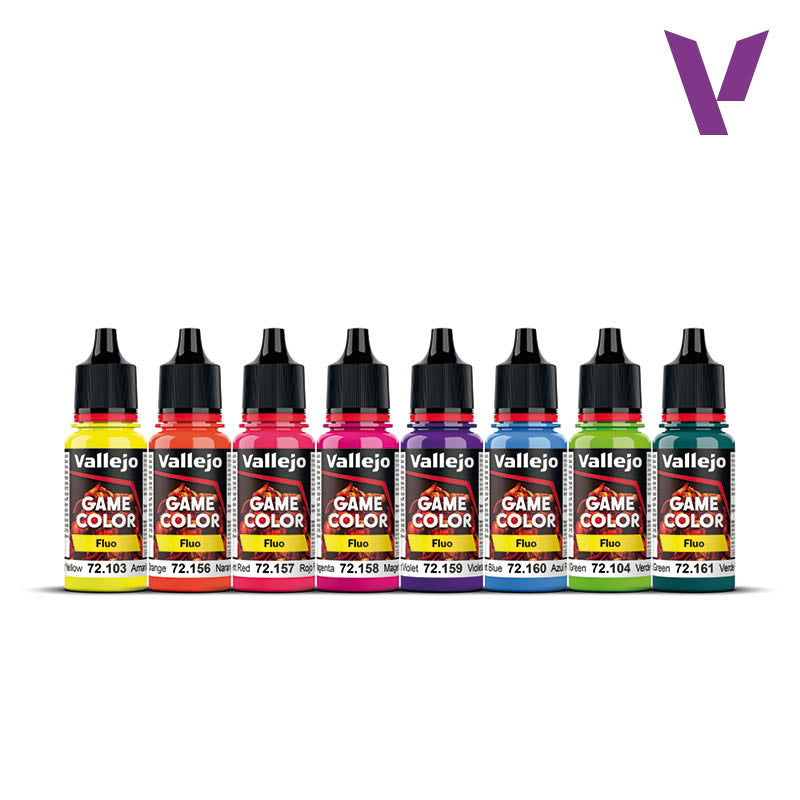 Vallejo Game Color: Fluorescent Color Set