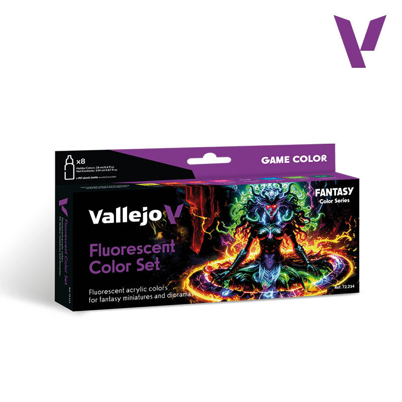 Vallejo Game Color: Fluorescent Color Set