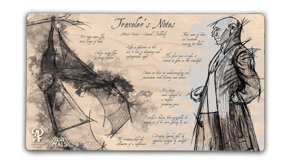 Vampire Sketch Playmat