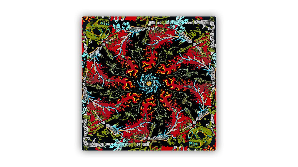 Wheel of Fire 2 Player Cloth Playmat
