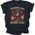 Wisdom Is My Dump Stat D&D T-Shirt - Comfort Colors