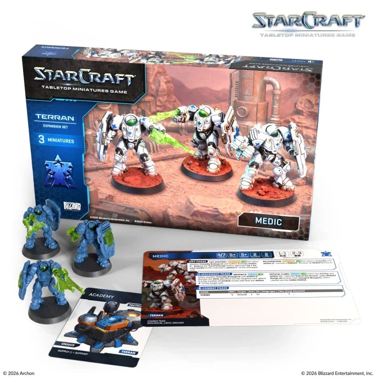 StarCraft The Miniatures Game: Terran: Medic Expansion Set